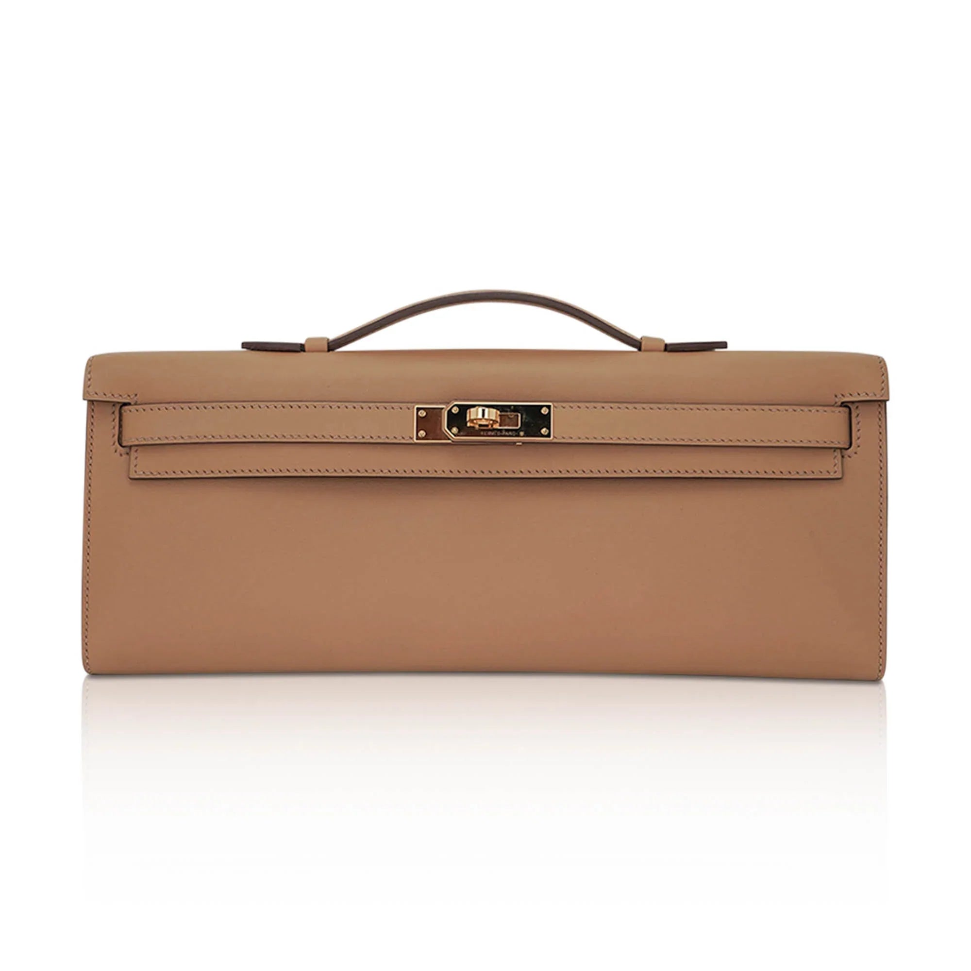Limited Edition Kelly Cut Bag Biscuit with Gold Hardware