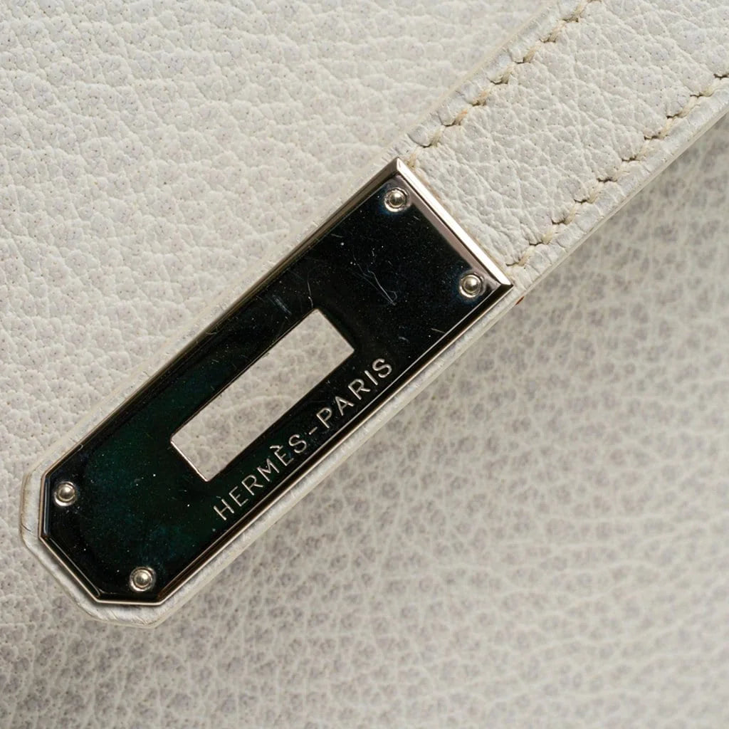 Kelly 35 Bag Dalmation Buffalo Skipper Palladium Hardware