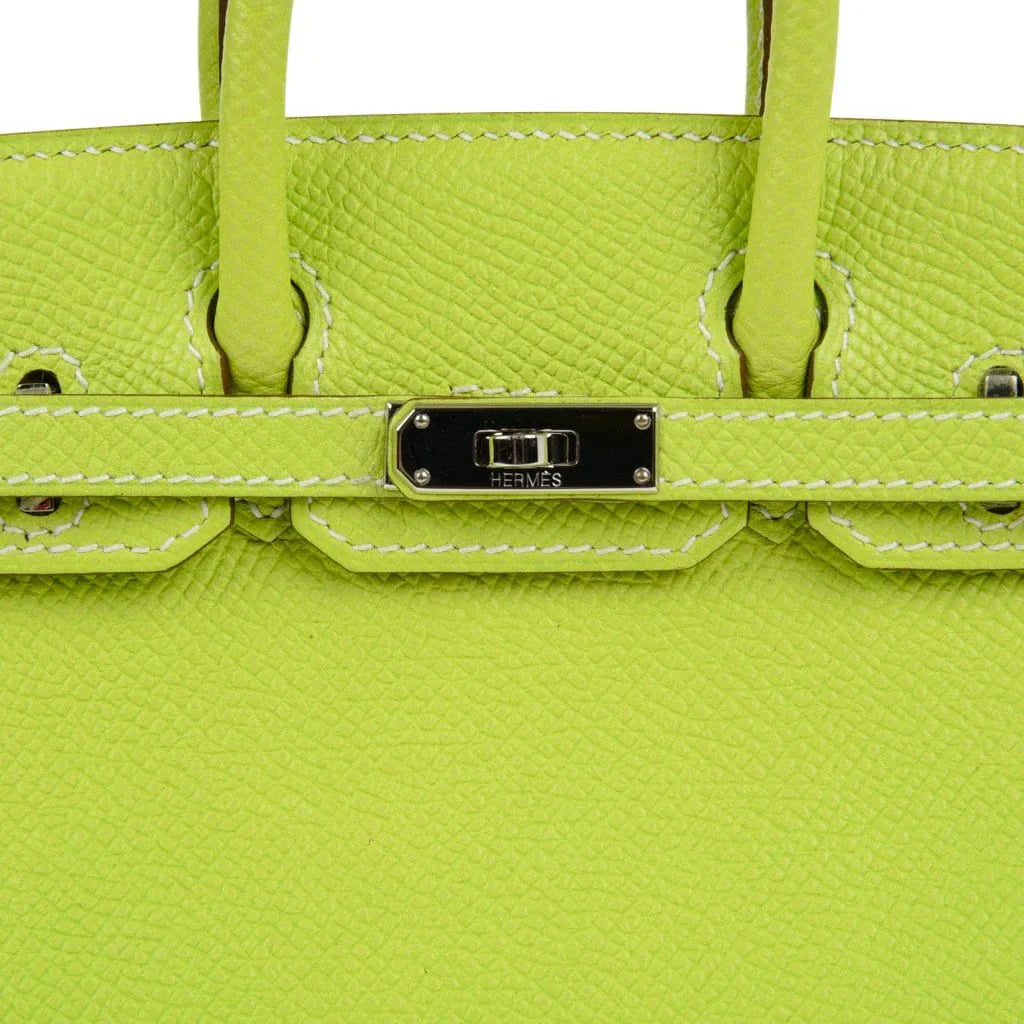 Birkin Tiny Bag Miniature Micro Kiwi Epsom Limited Edition