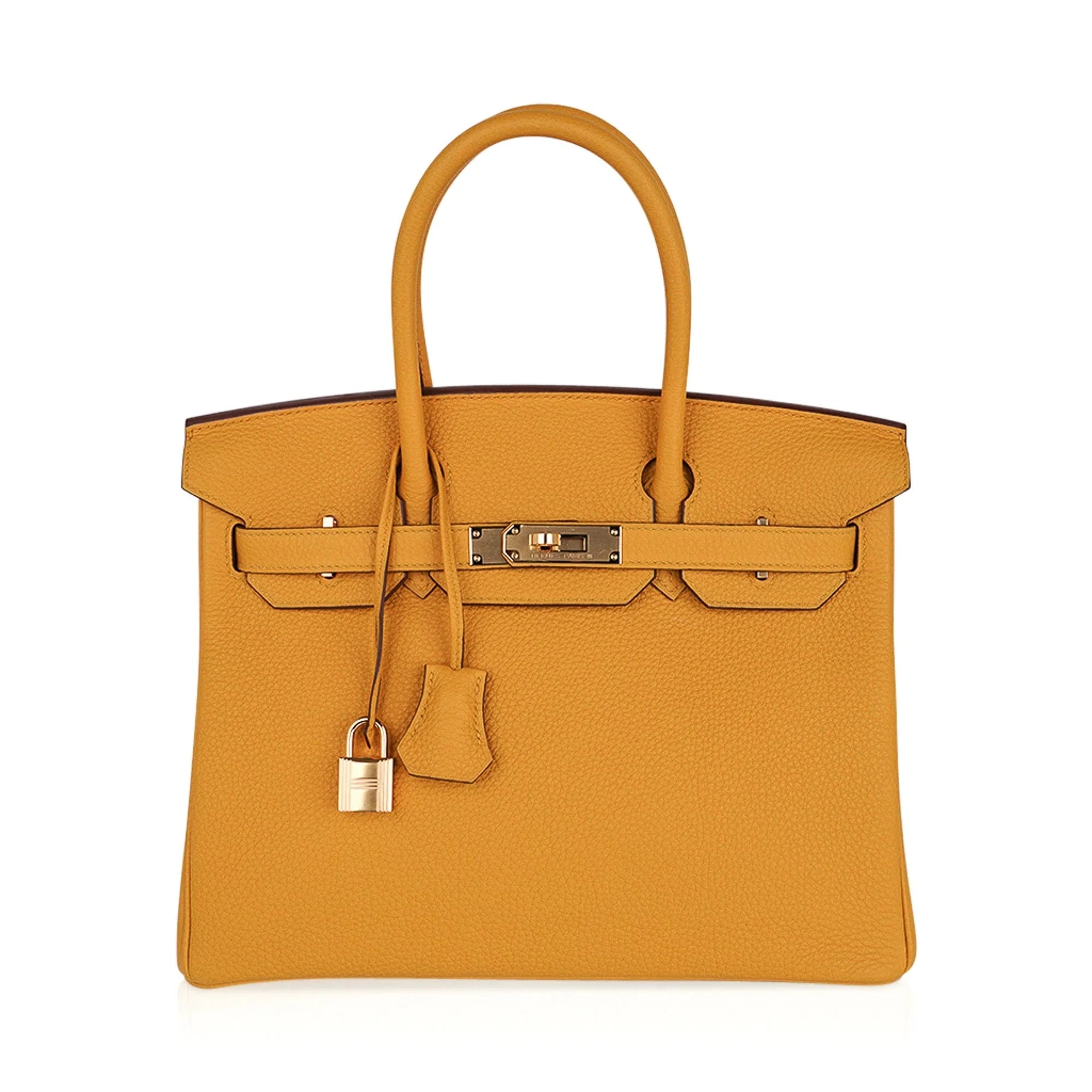 Birkin 30 Bag Jaune Ambre Gold Hardware Togo Leather