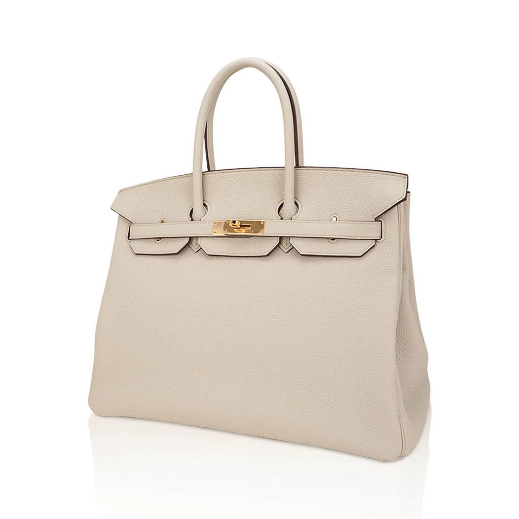 HSS Birkin 35 Trench and Corail Togo Leather Special Order Bag