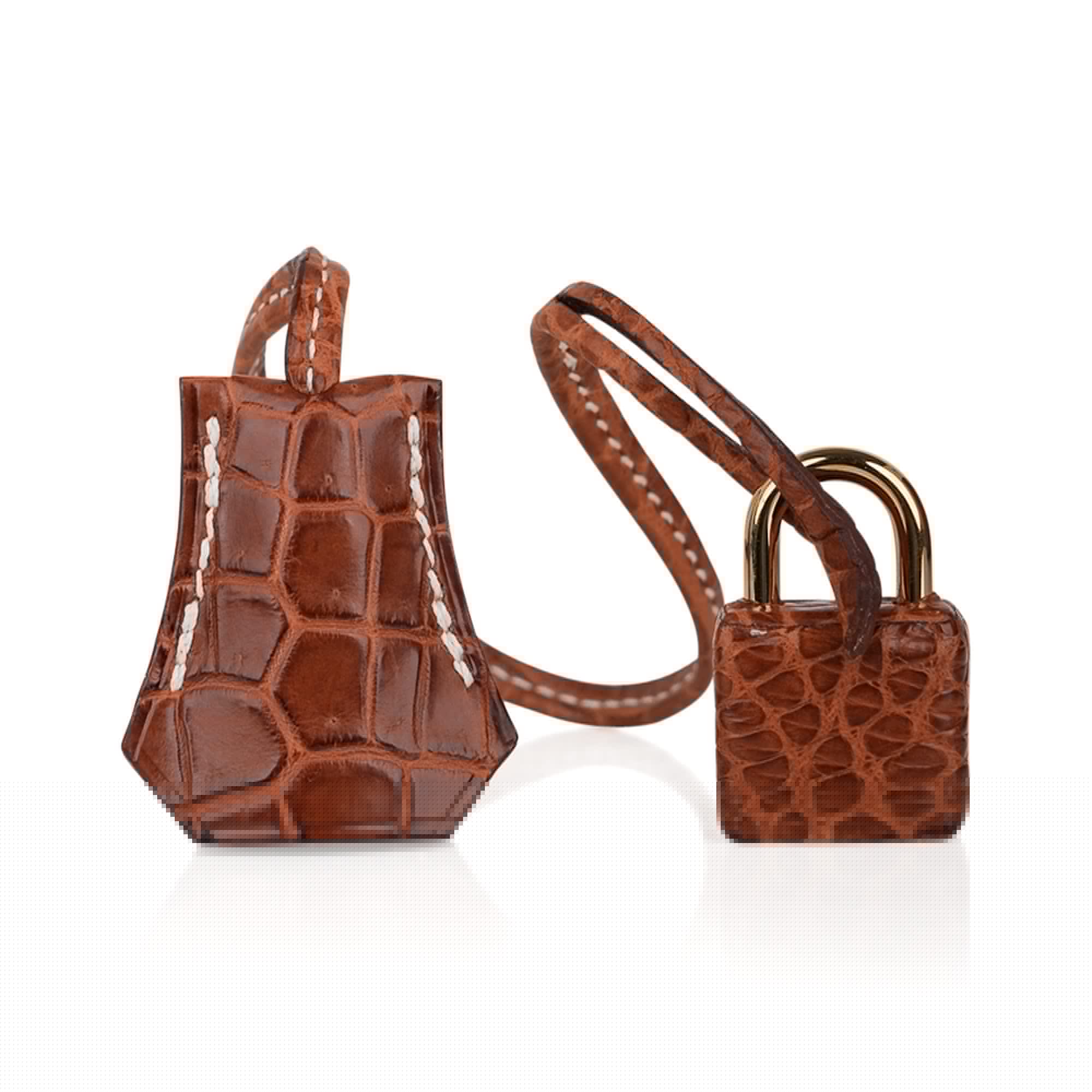 Birkin 40 Bag Rare Fauve Matte Porosus Crocodile Gold Hardware