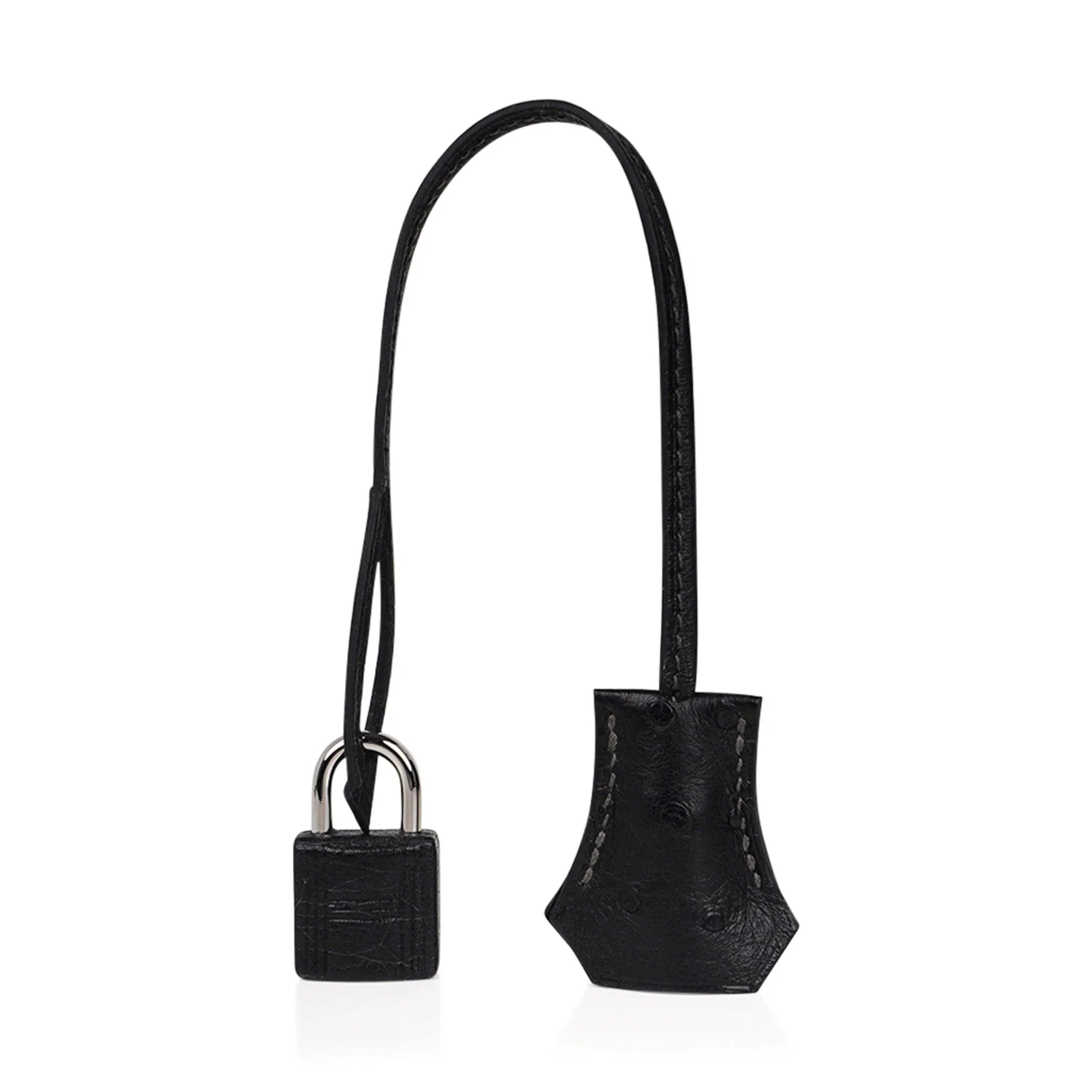 Birkin HSS 30 Bag Black (Noir ) Ostrich Palladium Hardware