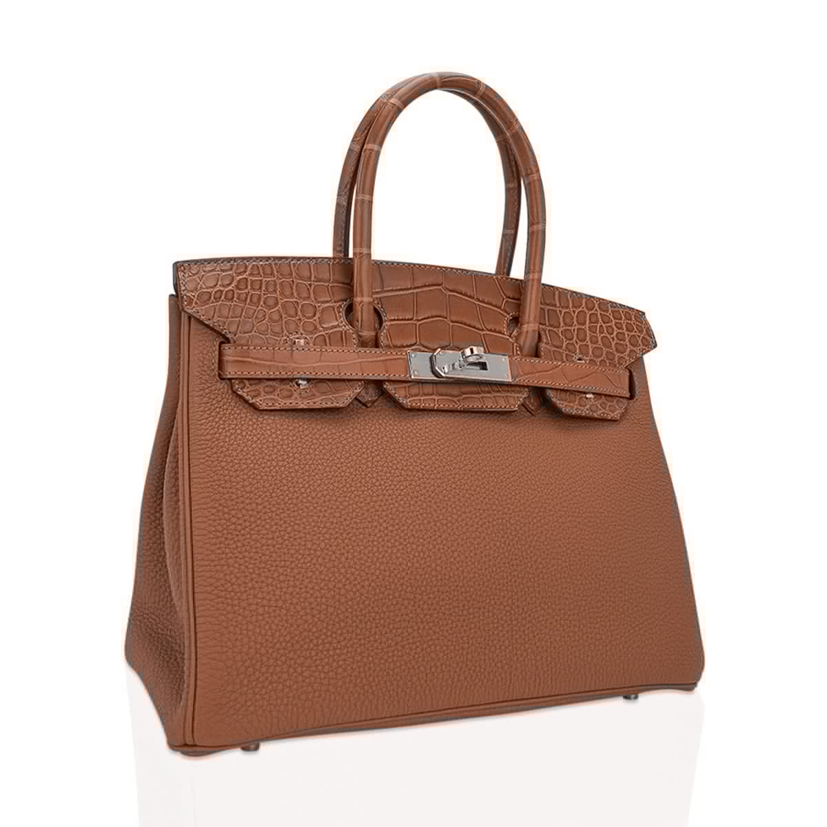 Birkin Touch 30 Bag Gold Matte Alligator / Togo Limited Edition