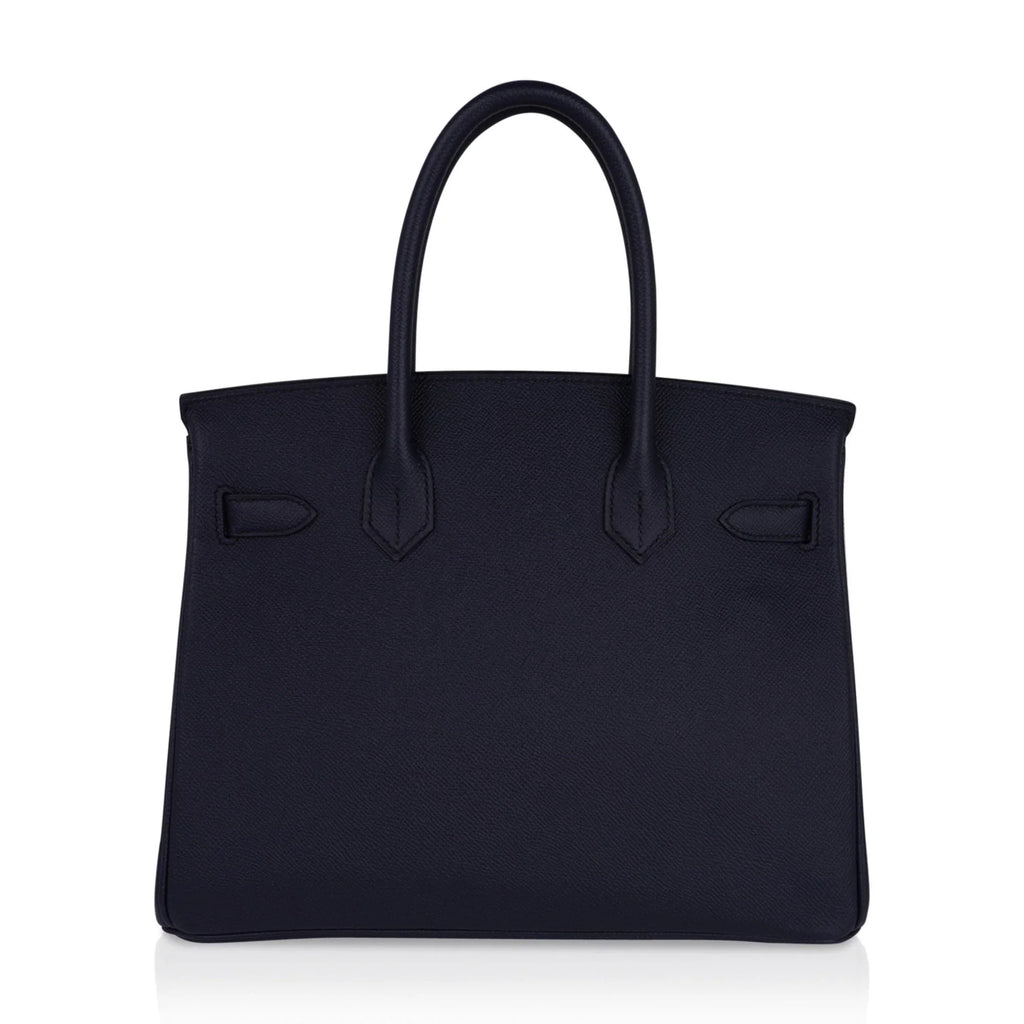 Birkin 30 Bag Indigo Epsom Palladium Hardware New w/ Box