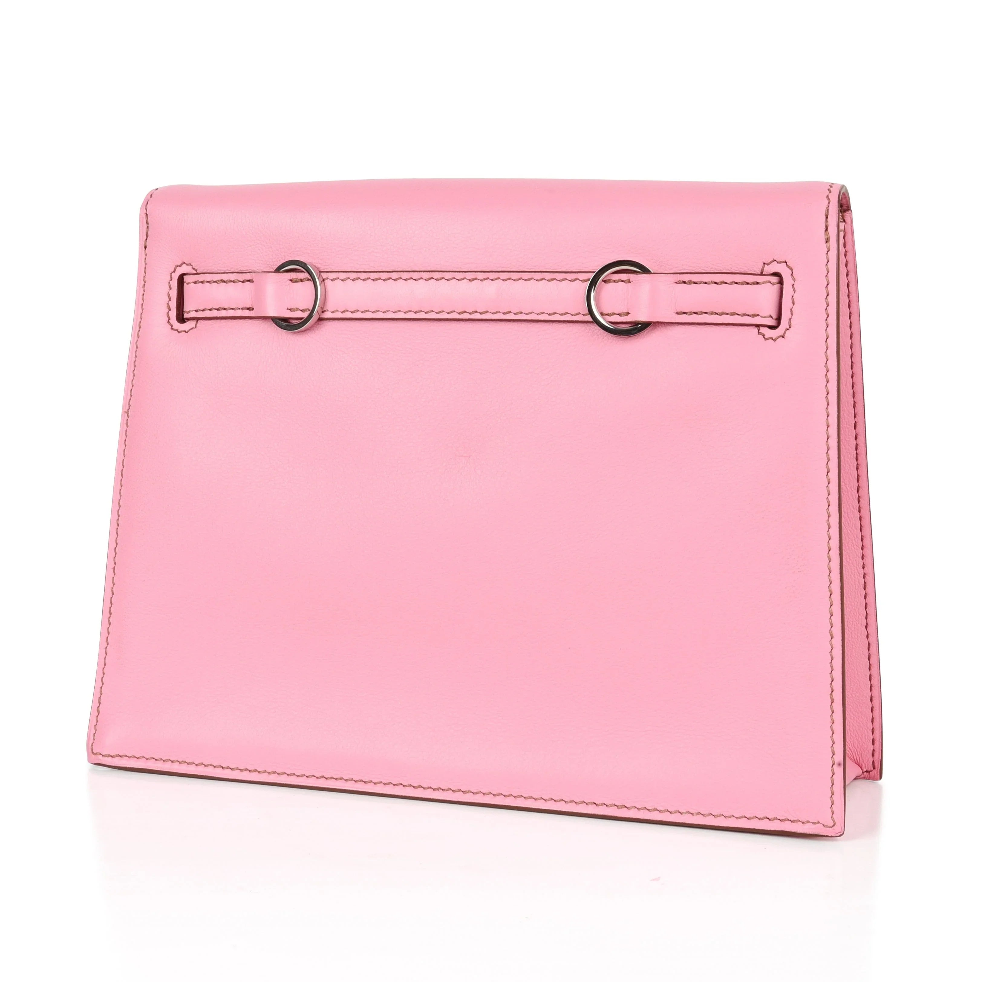 Kelly Danse Bag 5P Pink Swift Palladium