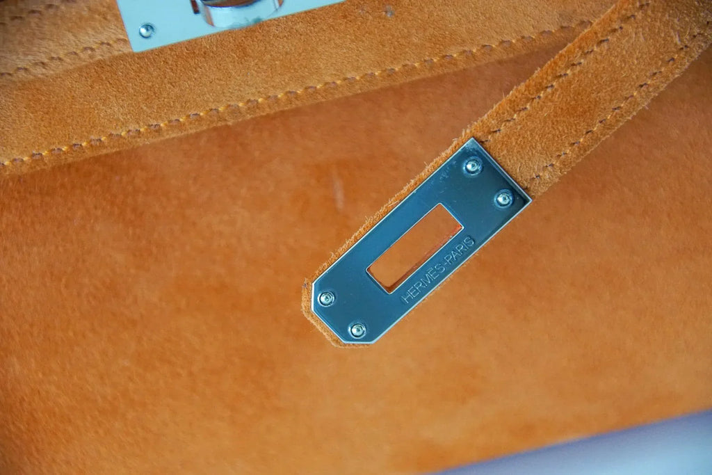 Kelly Pochette Rare Orange Doblis Palladium Hardware