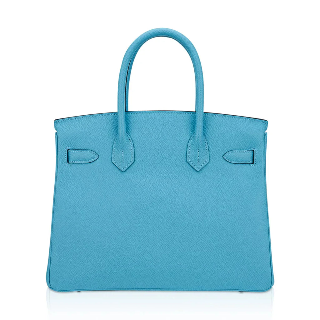 Birkin 30 Bag Blue du Nord Gold Hardware Epsom Leather