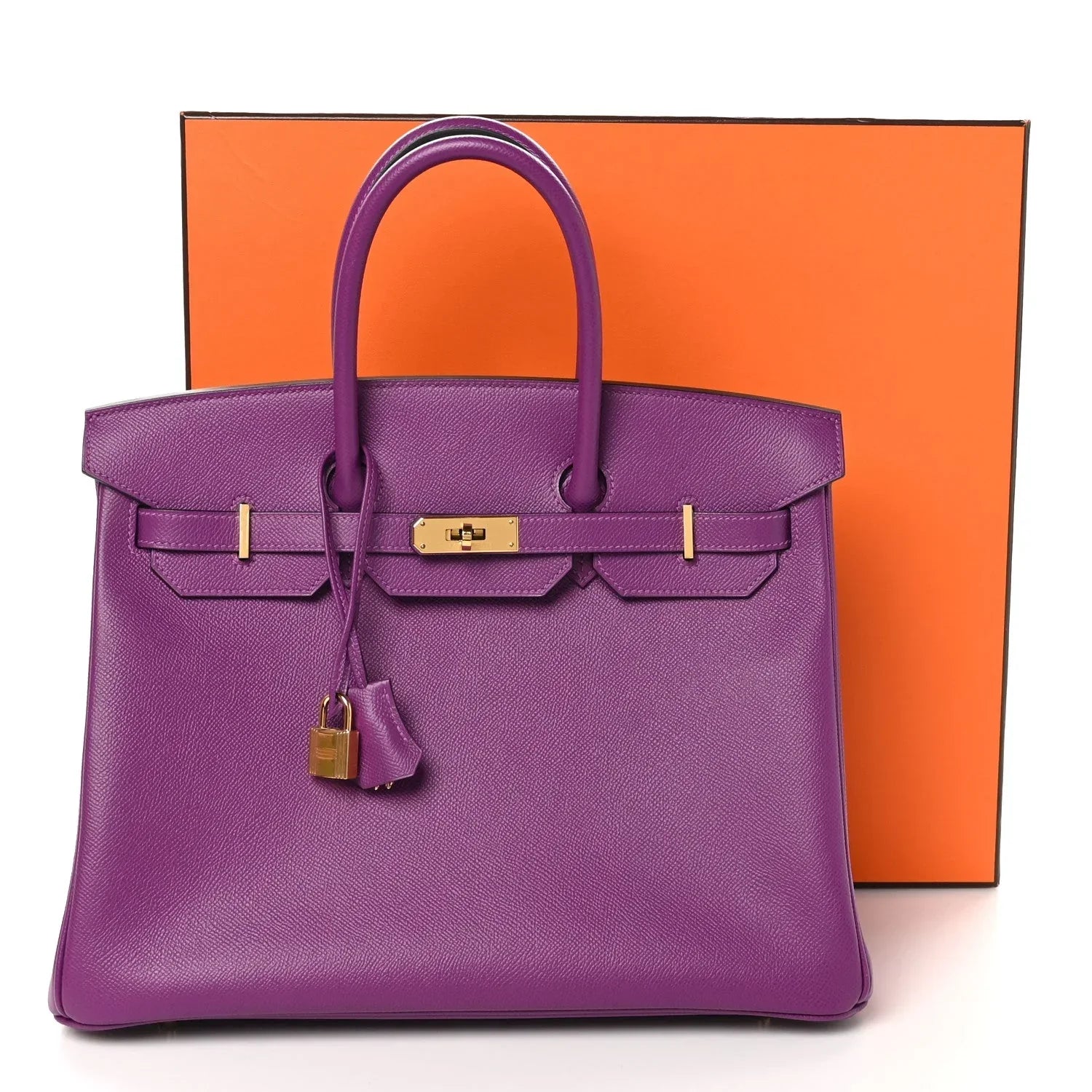 Birkin bag made of extremely Epsom Birkin 35 Anemone