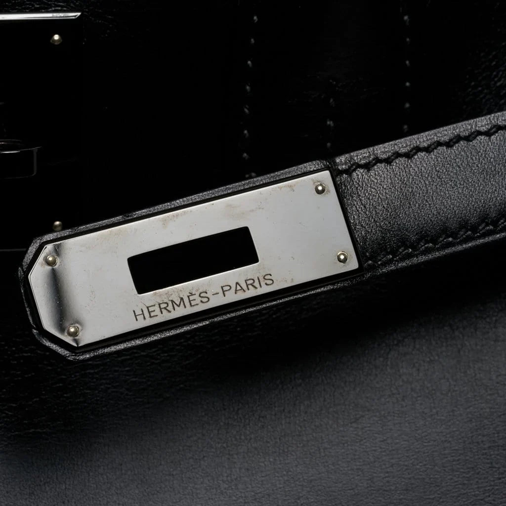 Birkin 30 Bag So Black Limited Edition Box Leather