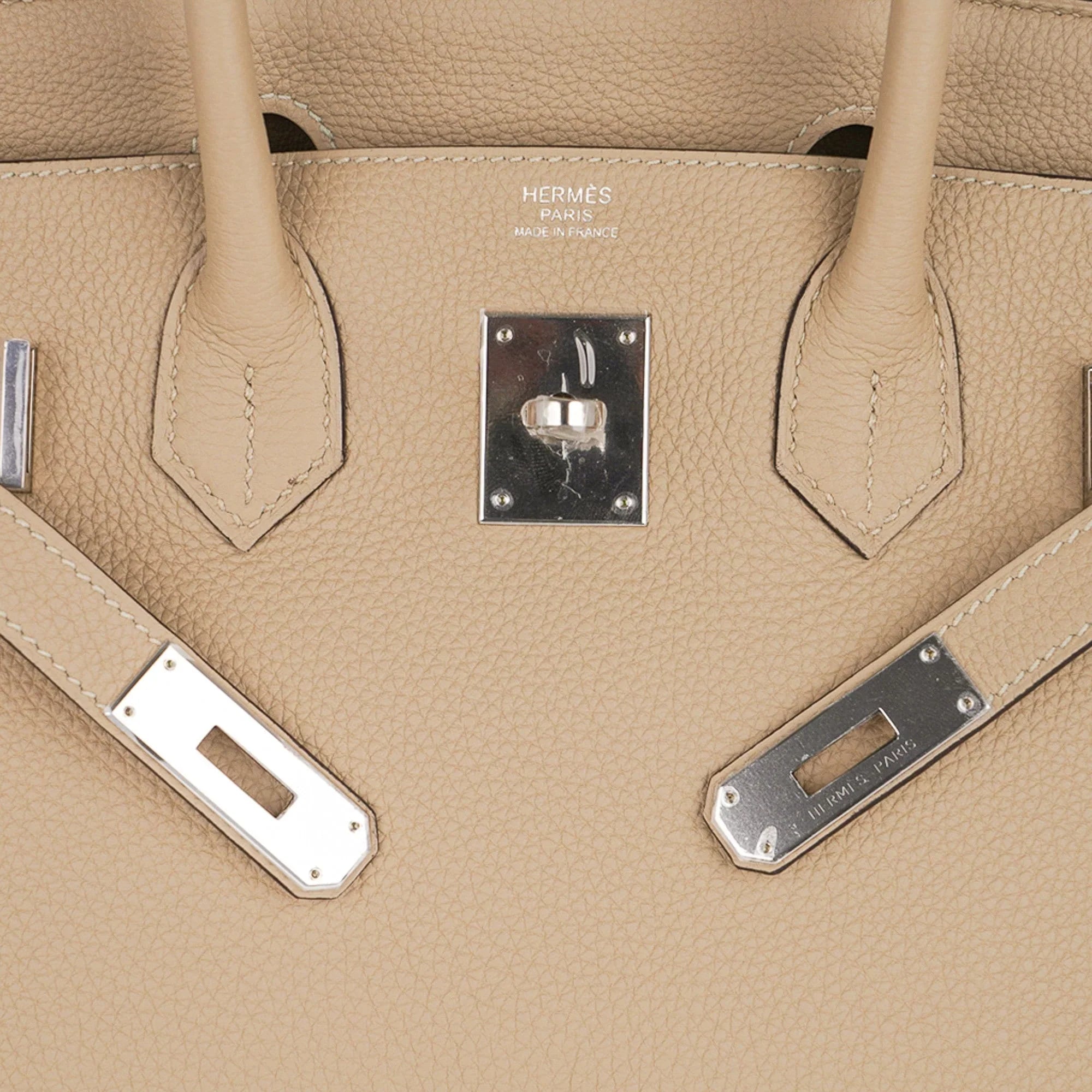 Birkin 30 Bag Trench Neutral Perfection Palladium Hardware