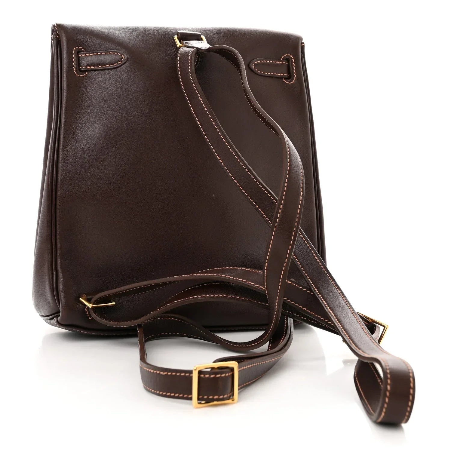 Kelly Ado Backpack 20 Chocolate Gulliver Palladium Hardware