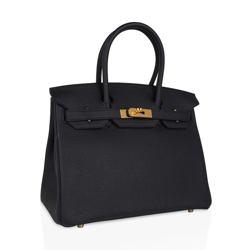 Birkin 30 Bag Black Togo Leather with Gold Hardware