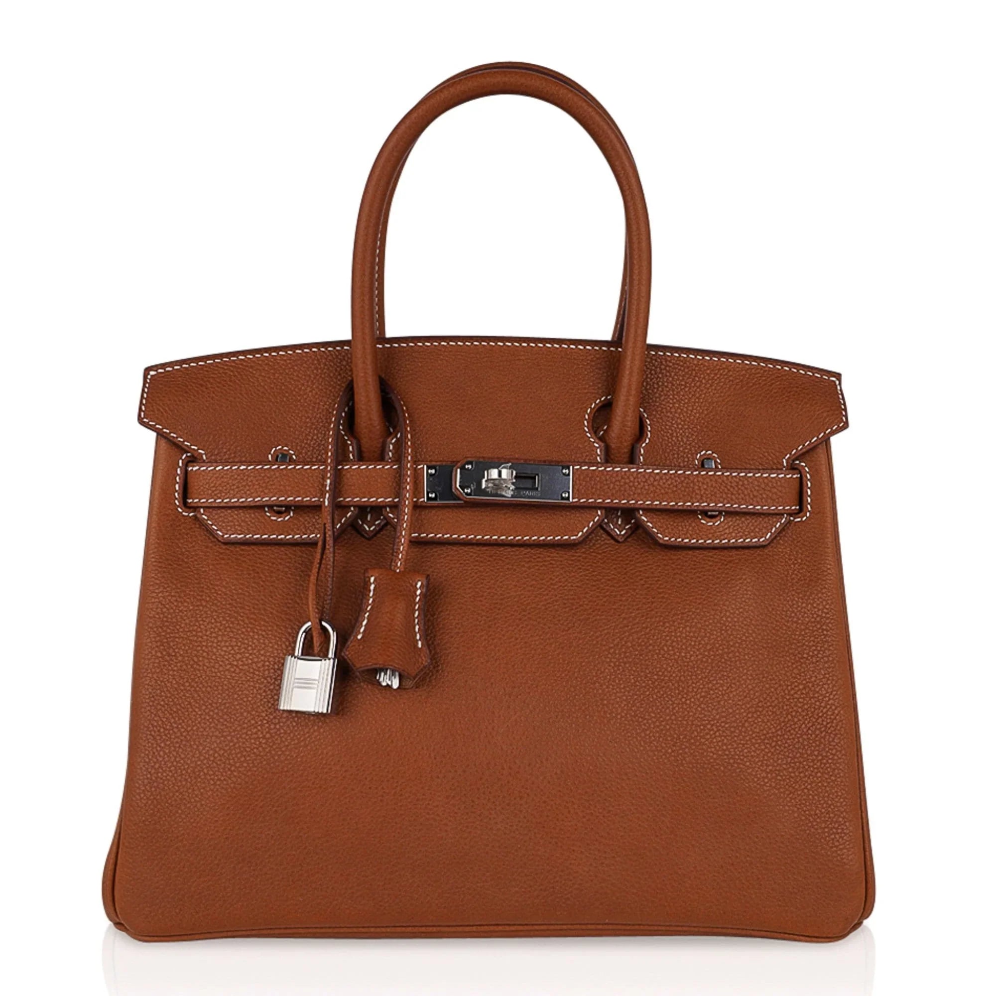 Birkin 30 Bag Barenia Faubourg Palladium Hardware
