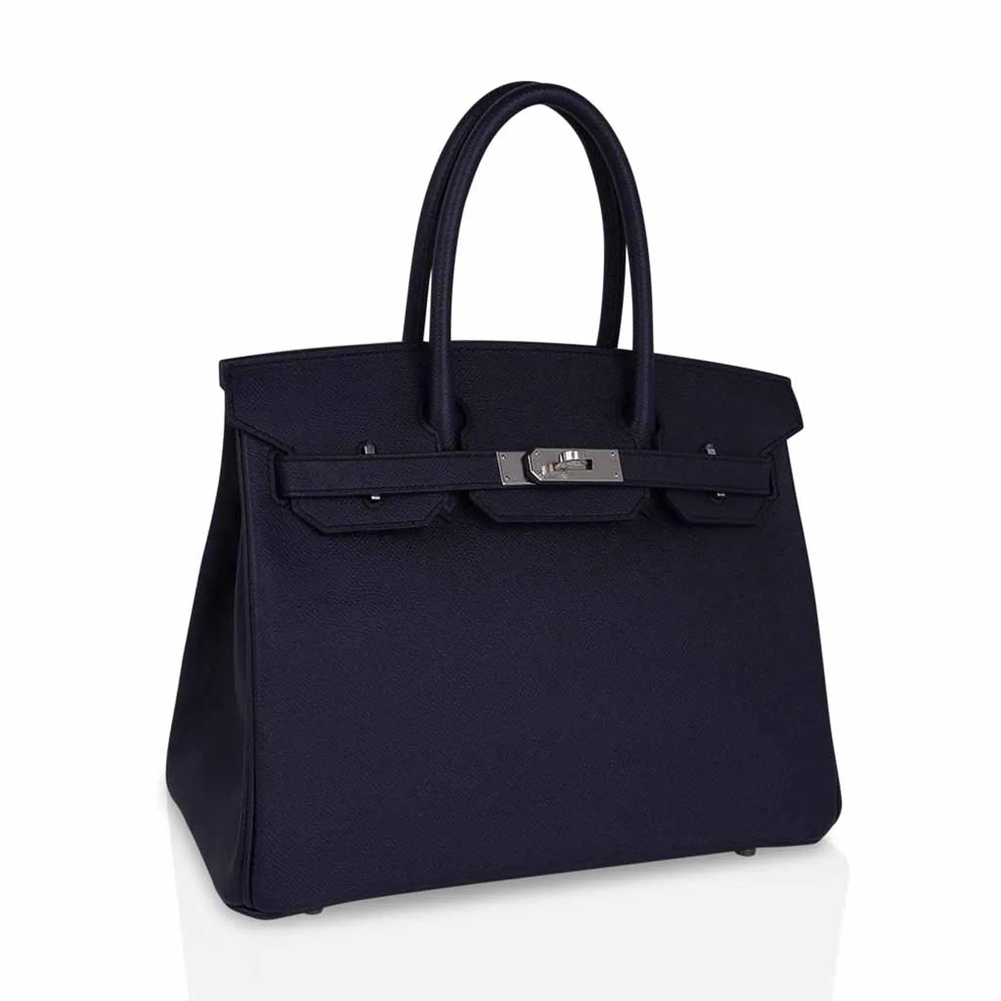 Birkin 30 Bag Indigo Epsom Palladium Hardware New w/ Box