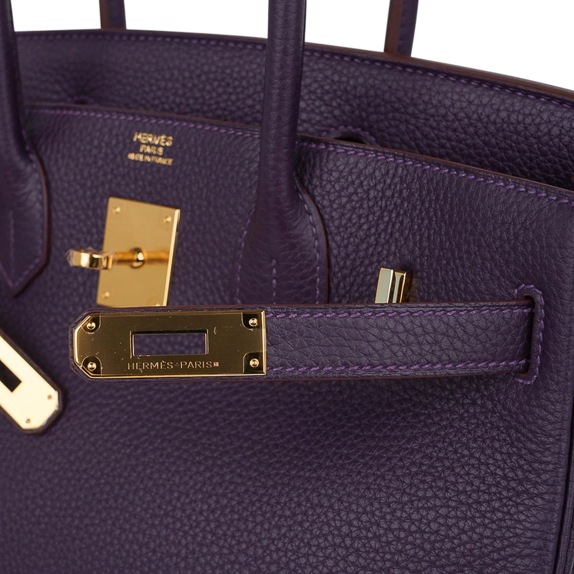 Birkin 30 Bag Raisin Rich Original Colour Gold Hardware Togo Leather