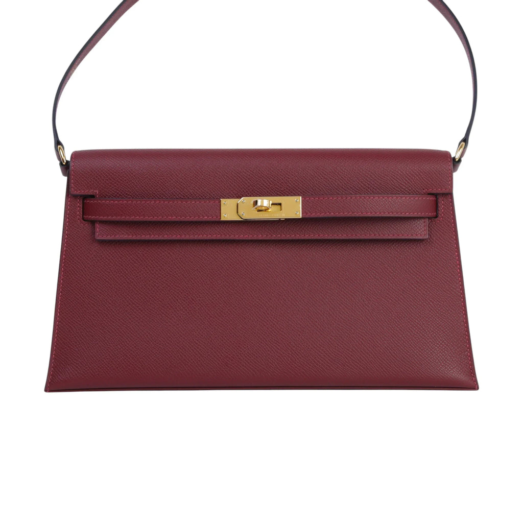 Kelly To Go Evercolor Leather Handheld Crossbody Palladium Hardware