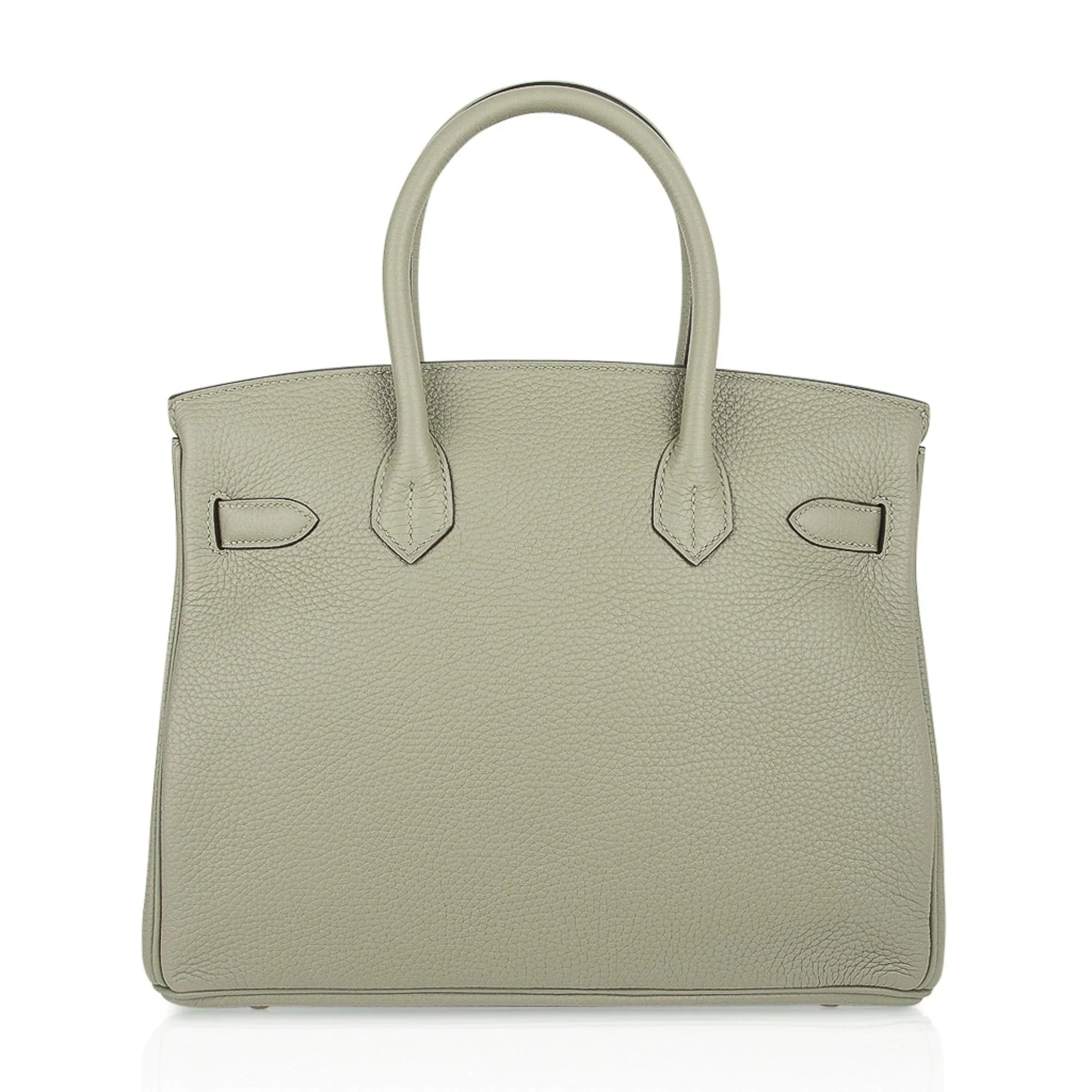 Birkin 30 Bag Sage (Sauge) Clemence Leather Gold Hardware