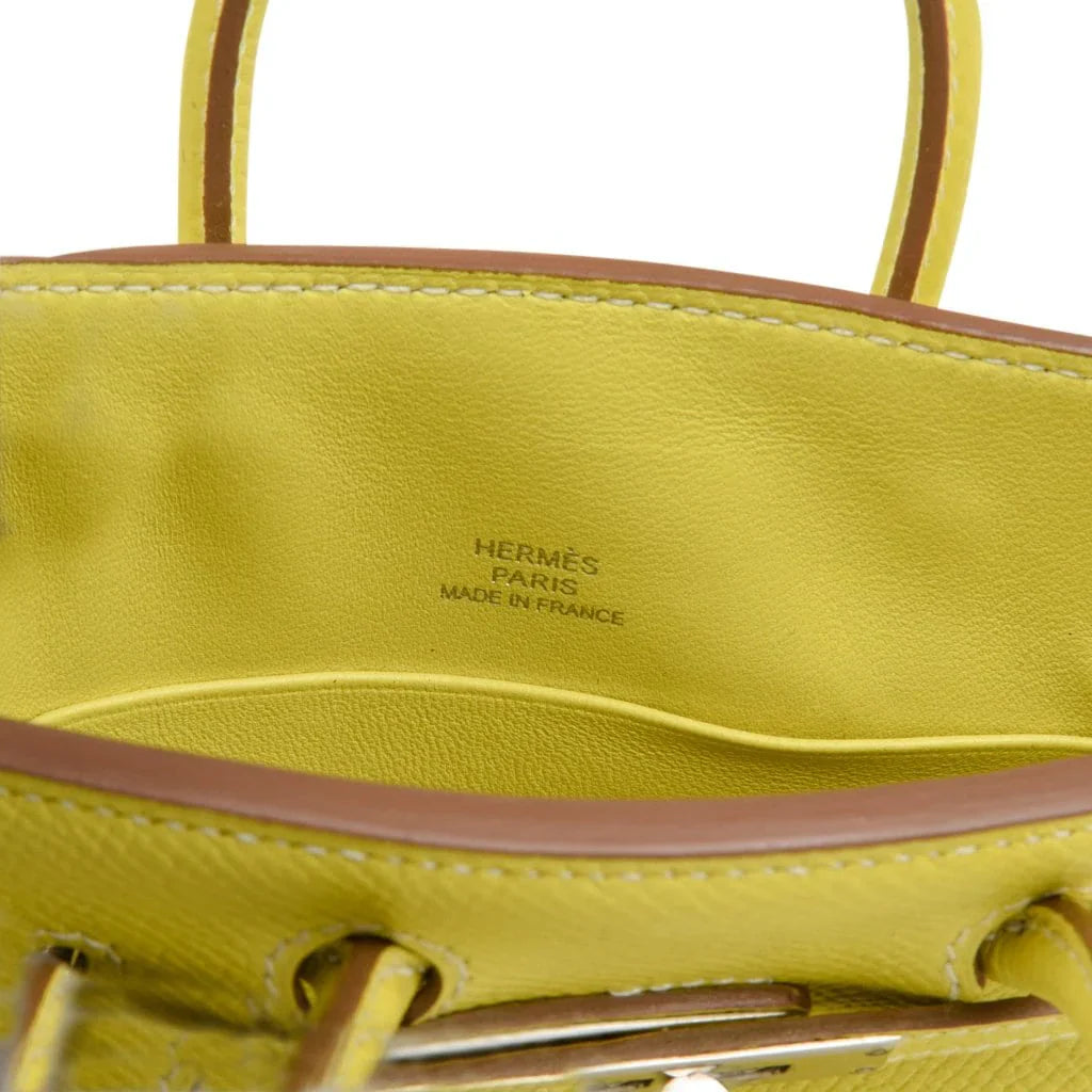Birkin Tiny Bag Miniature Micro Lime Limited Edition rare