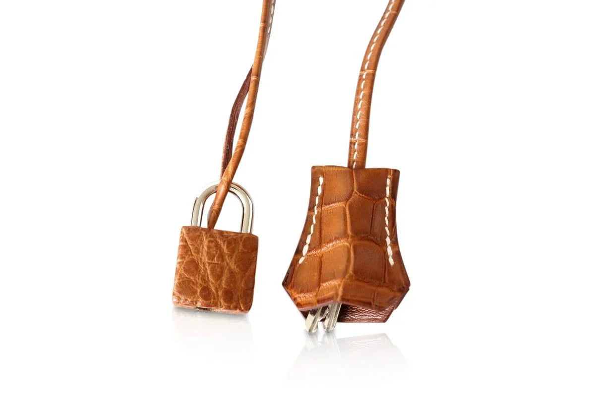 Birkin 30 Bag Fauve Barenia Matte Alligator Very Rare