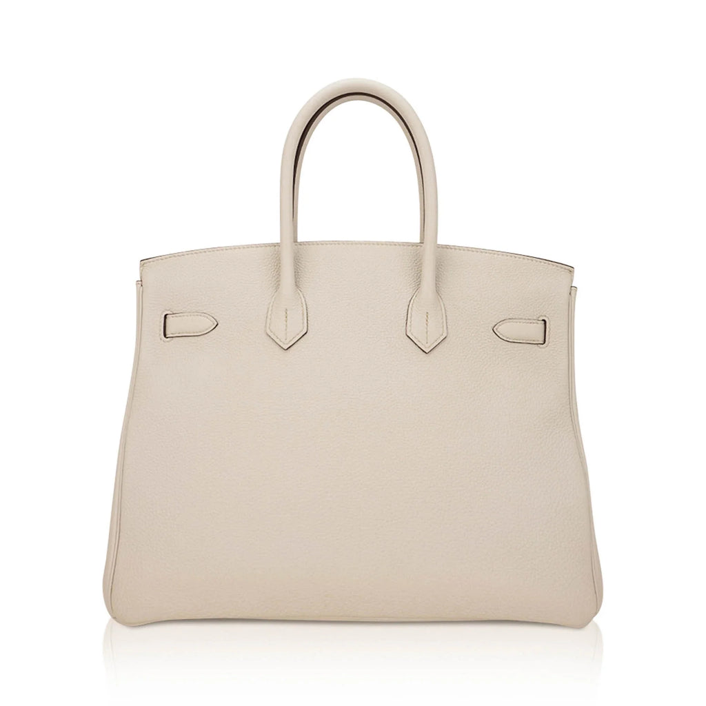 HSS Birkin 35 Trench and Corail Togo Leather Special Order Bag