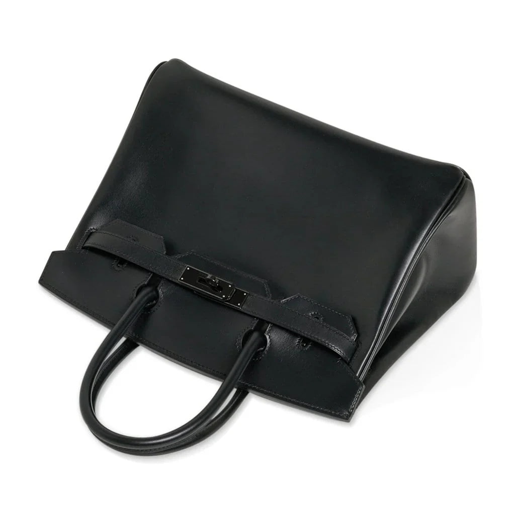 Birkin 30 Bag So Black Limited Edition Box Leather
