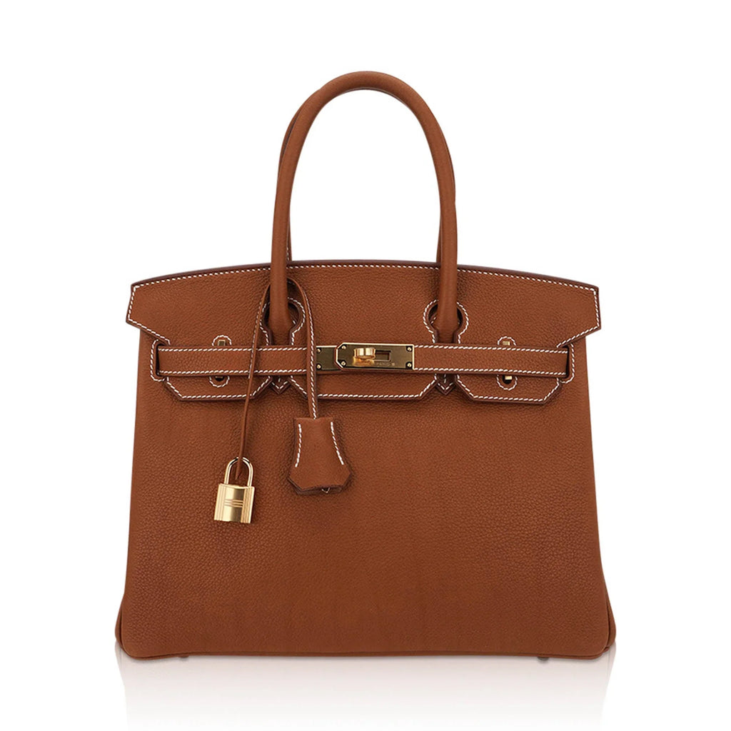 Birkin 30 Bag Barenia Faubourg Leather with Gold Hardware