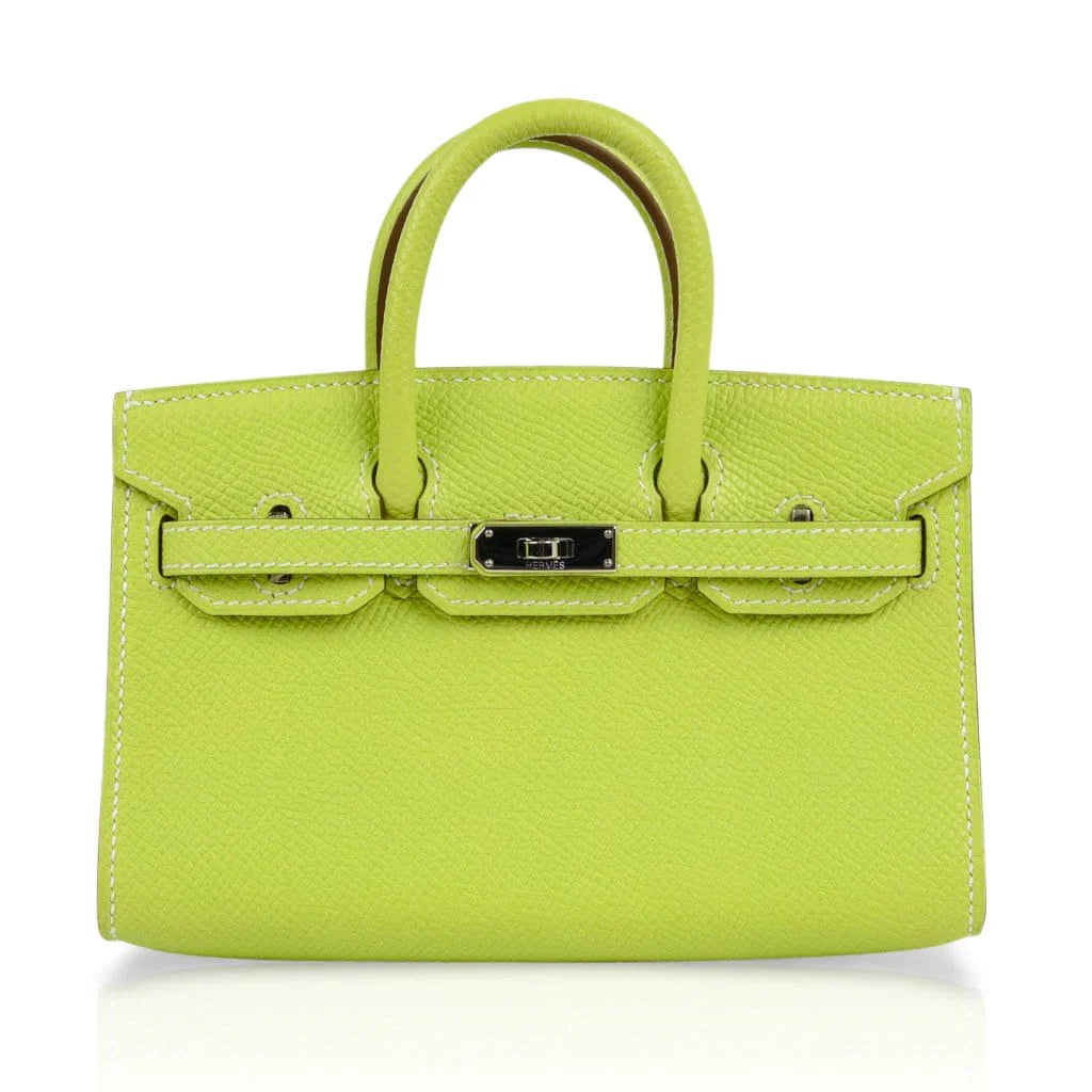 Birkin Tiny Bag Miniature Micro Kiwi Epsom Limited Edition