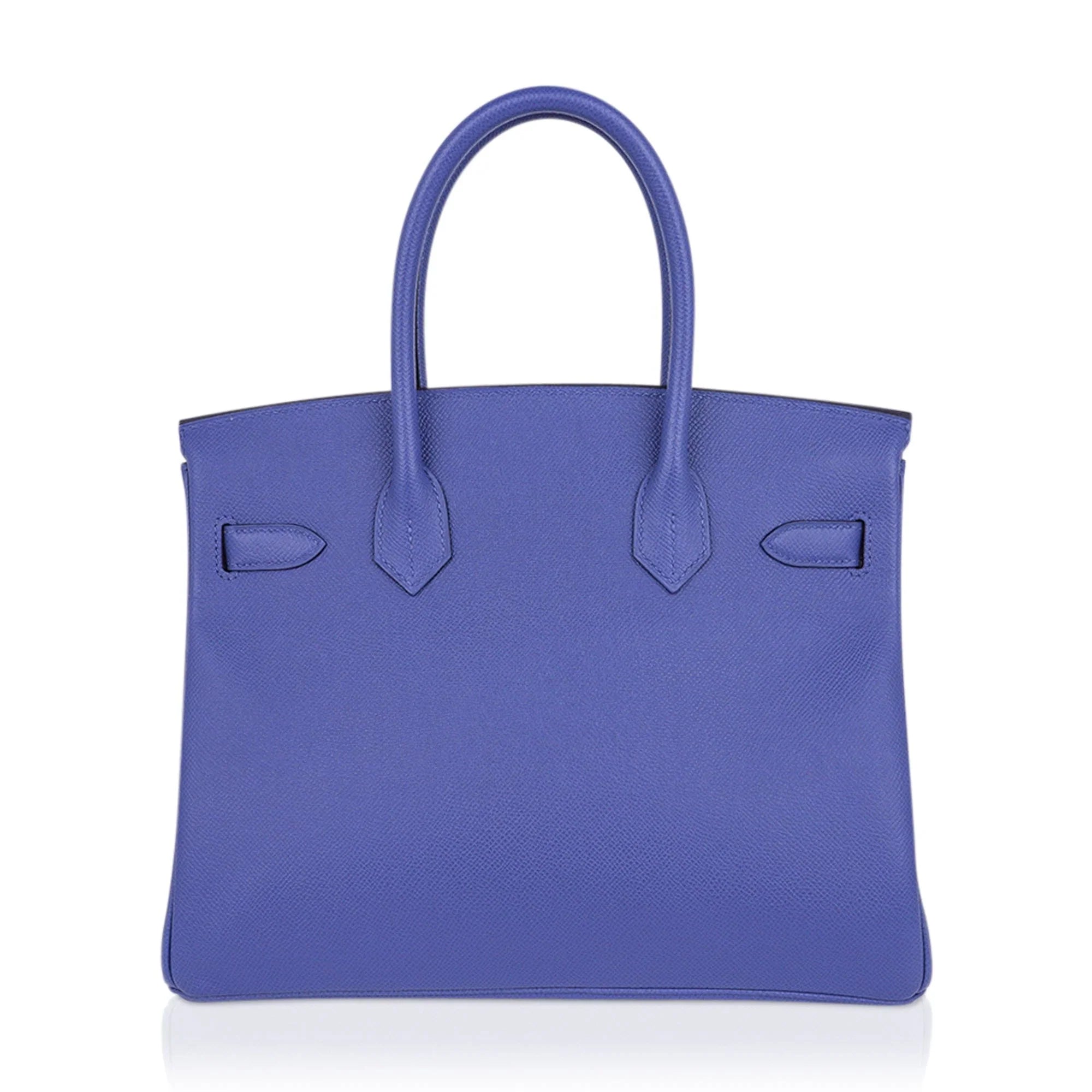 Birkin 30 Bag Blue Brighton Epsom Leather with Gold Hardware